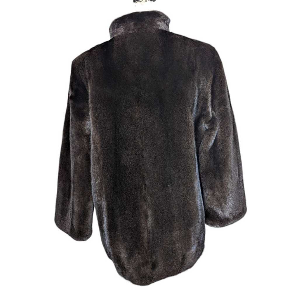 Other Edwards Lowell Long Sleeve High Collar Fur … - image 3