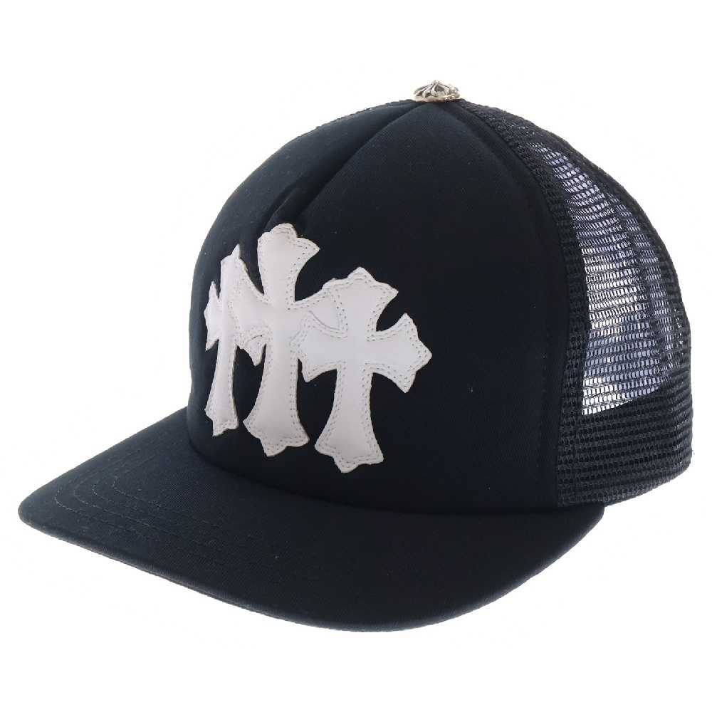 CHROME HEARTS TRUCKER CAP TRUCKER CAP LEATHER CEM… - image 1