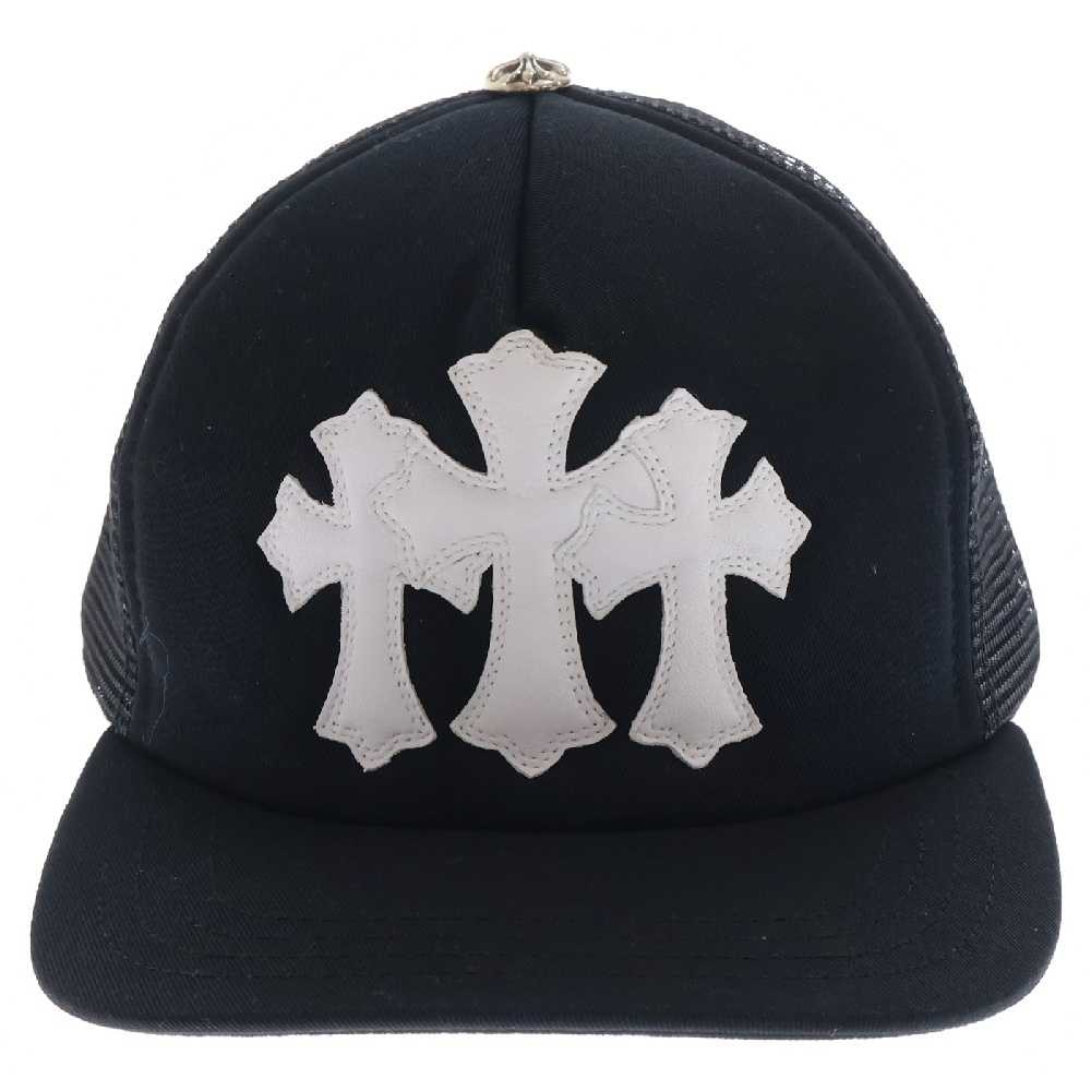 CHROME HEARTS TRUCKER CAP TRUCKER CAP LEATHER CEM… - image 4