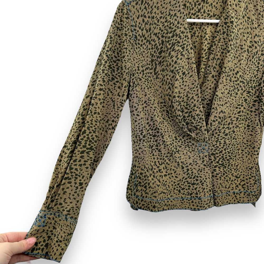 Rag & Bone Shields Top Size XS Leopard Print Drap… - image 5