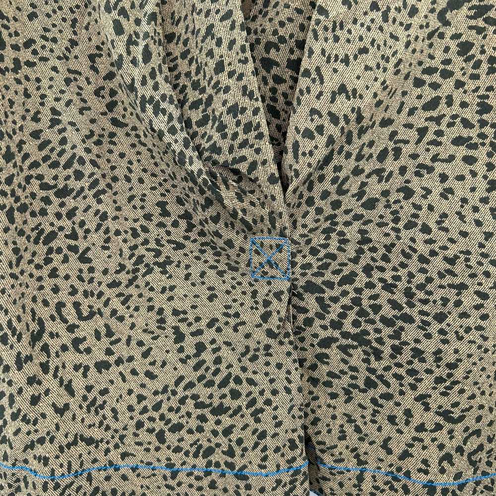 Rag & Bone Shields Top Size XS Leopard Print Drap… - image 6