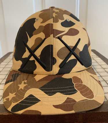 Bape × Kaws 2000s Bape x Kaws Bendy XX Fitted Hat - image 1