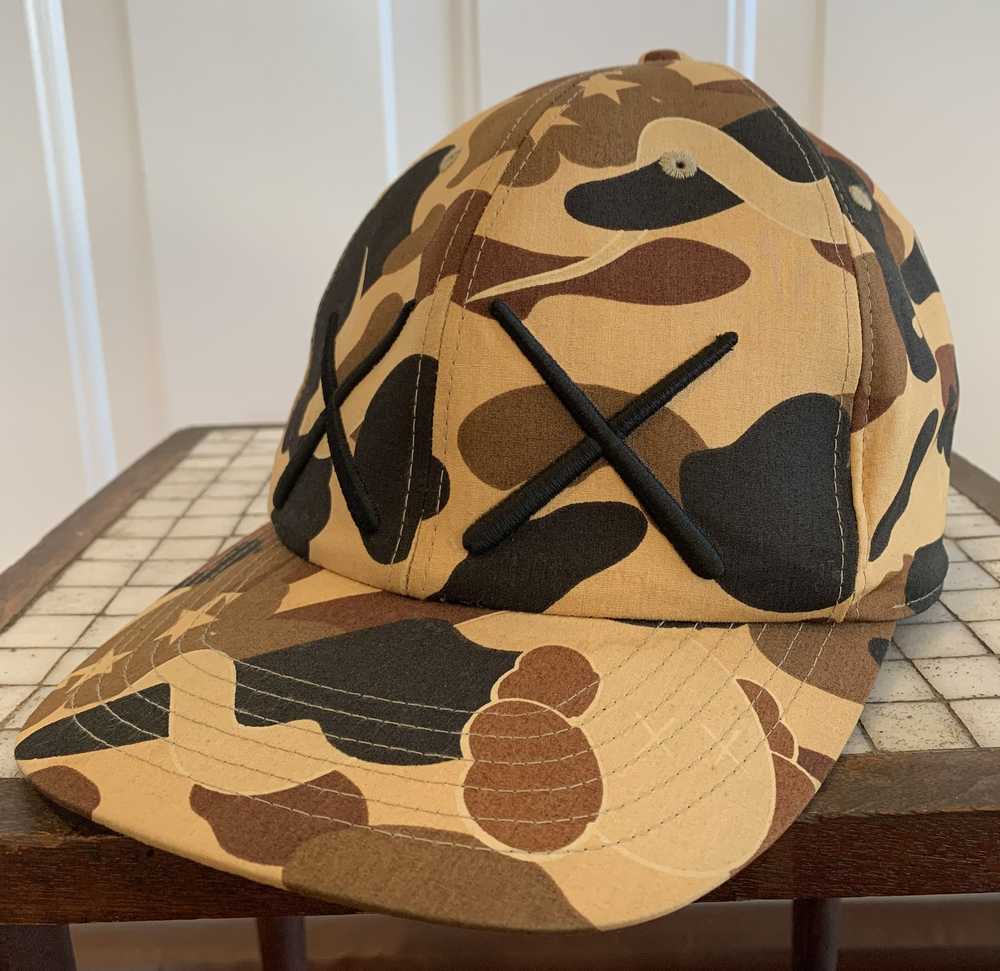 Bape × Kaws 2000s Bape x Kaws Bendy XX Fitted Hat - image 2