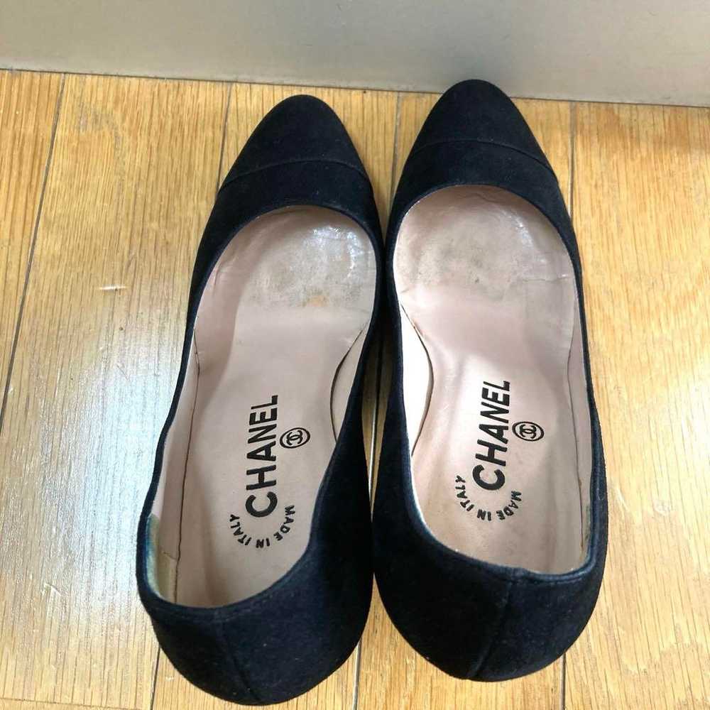 CHANEL Pumps Round Toe Coco Mark 351/2 - image 8