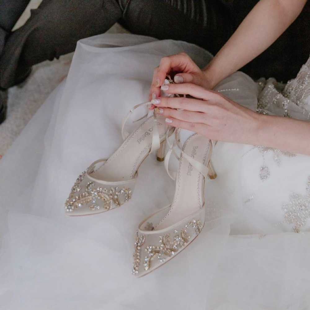 Bella Belle Bridal Shoes Frances Champagne - image 2