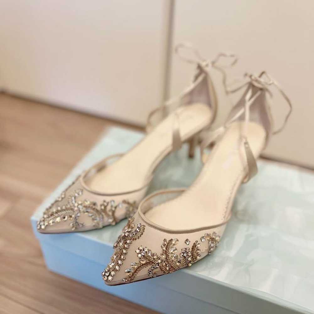 Bella Belle Bridal Shoes Frances Champagne - image 3