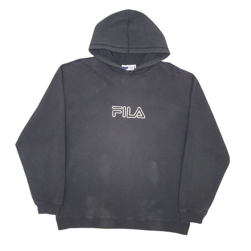 FILA Hoodie Spellout Jumper Sweatshirt Mens L - image 1