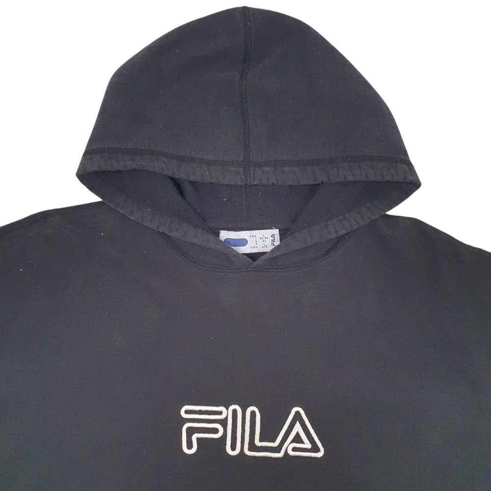 FILA Hoodie Spellout Jumper Sweatshirt Mens L - image 2