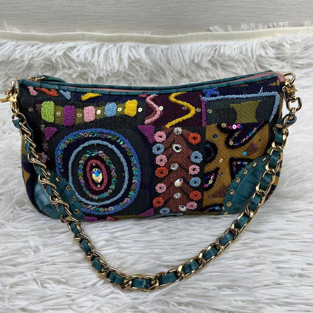 Kiwami Think Bee One Shoulder Bag Embroidered Seq… - image 10