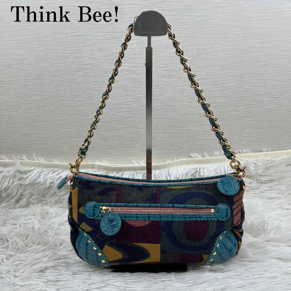 Kiwami Think Bee One Shoulder Bag Embroidered Seq… - image 2