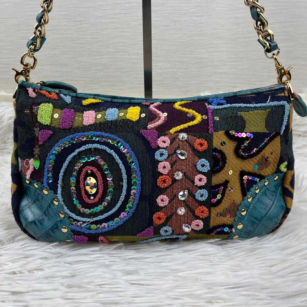 Kiwami Think Bee One Shoulder Bag Embroidered Seq… - image 8