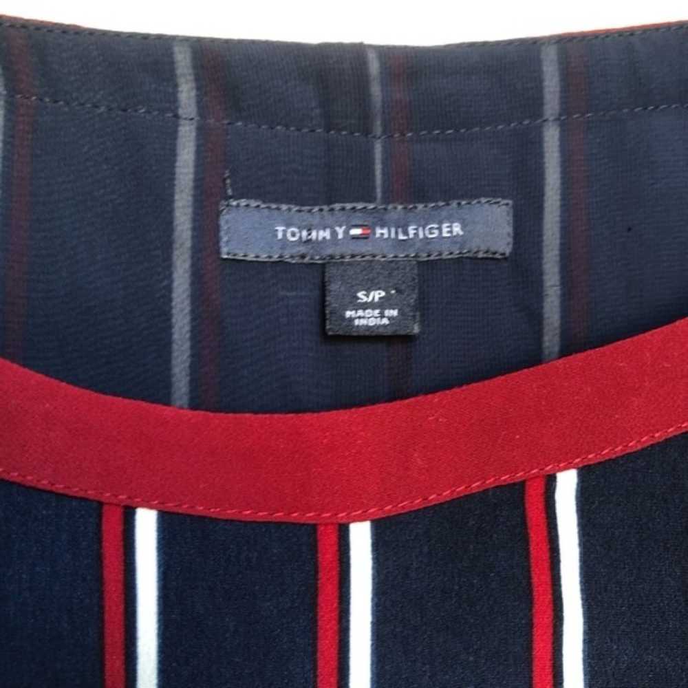 Tommy Hilfiger Red & Navy Striped Nautical Dress … - image 11