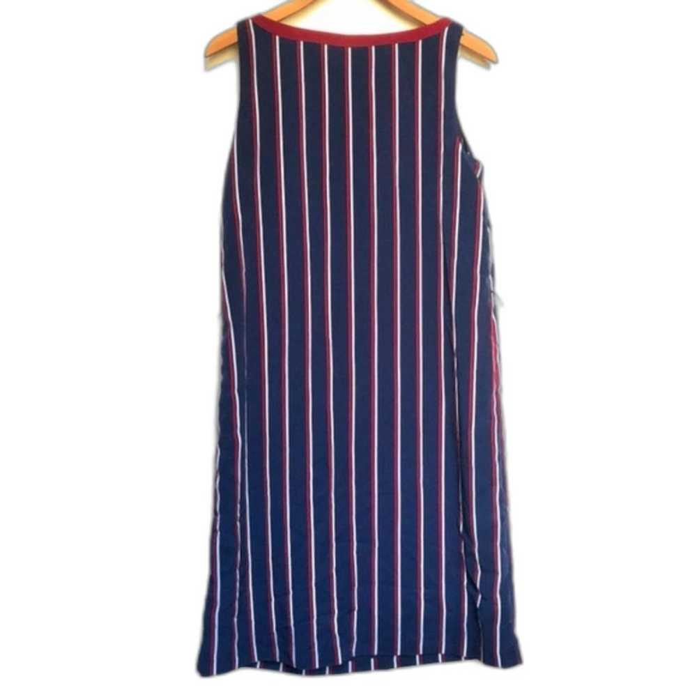 Tommy Hilfiger Red & Navy Striped Nautical Dress … - image 2