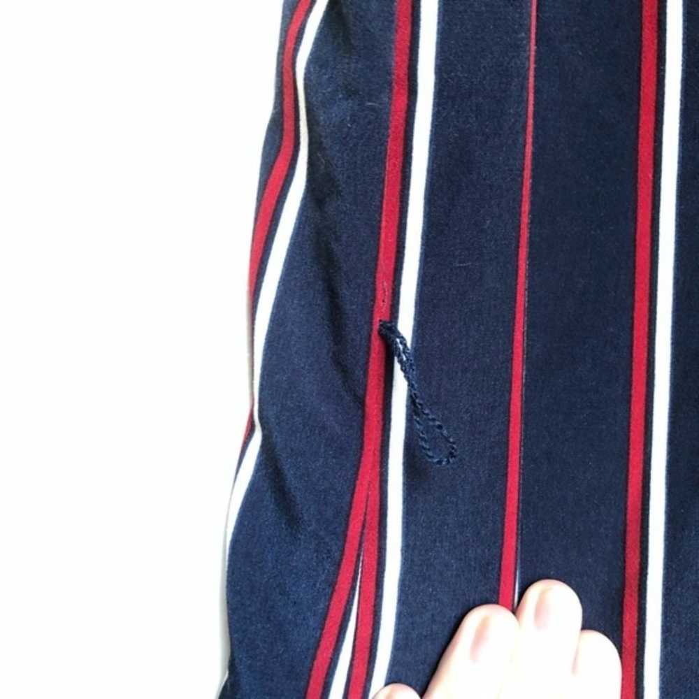 Tommy Hilfiger Red & Navy Striped Nautical Dress … - image 7