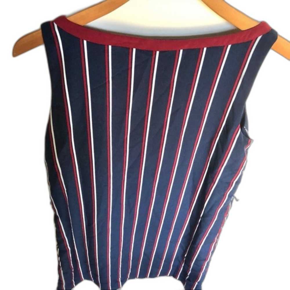 Tommy Hilfiger Red & Navy Striped Nautical Dress … - image 8