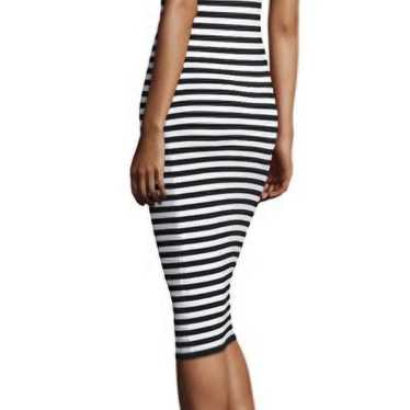 MICHAEL by Michael Kors Navy Striped Dress - Size 