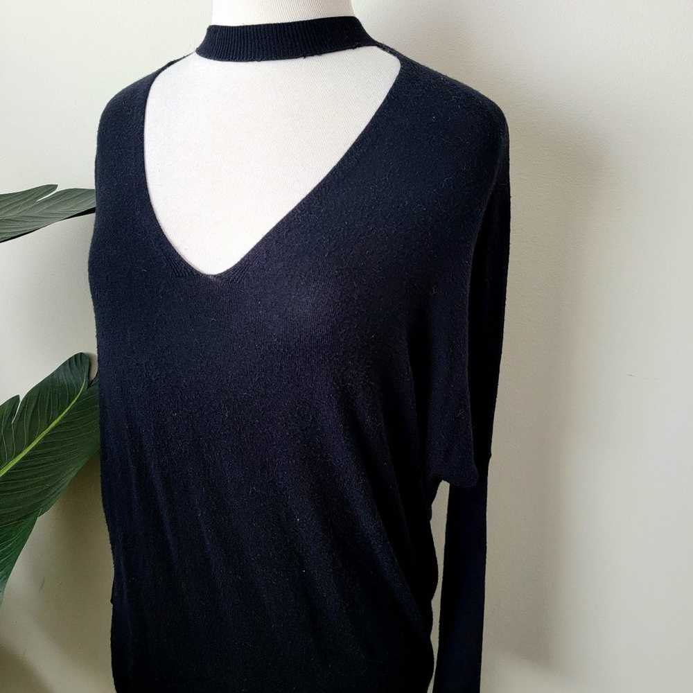 Zara black knit sweater dress - image 3