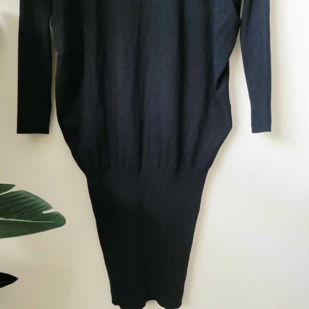 Zara black knit sweater dress - image 8