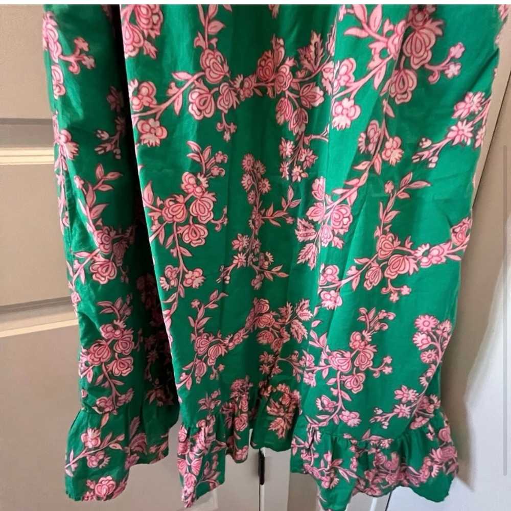 J. Crew pink and green floral dress - image 2