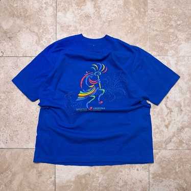 Vintage 1996 Puff Kokopelli Sedona Arizona Blue s… - image 1