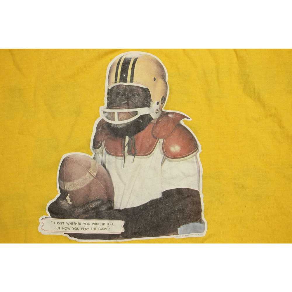 Vintage Vintage 70s Notre Dame Brady Chimp Tee - image 7