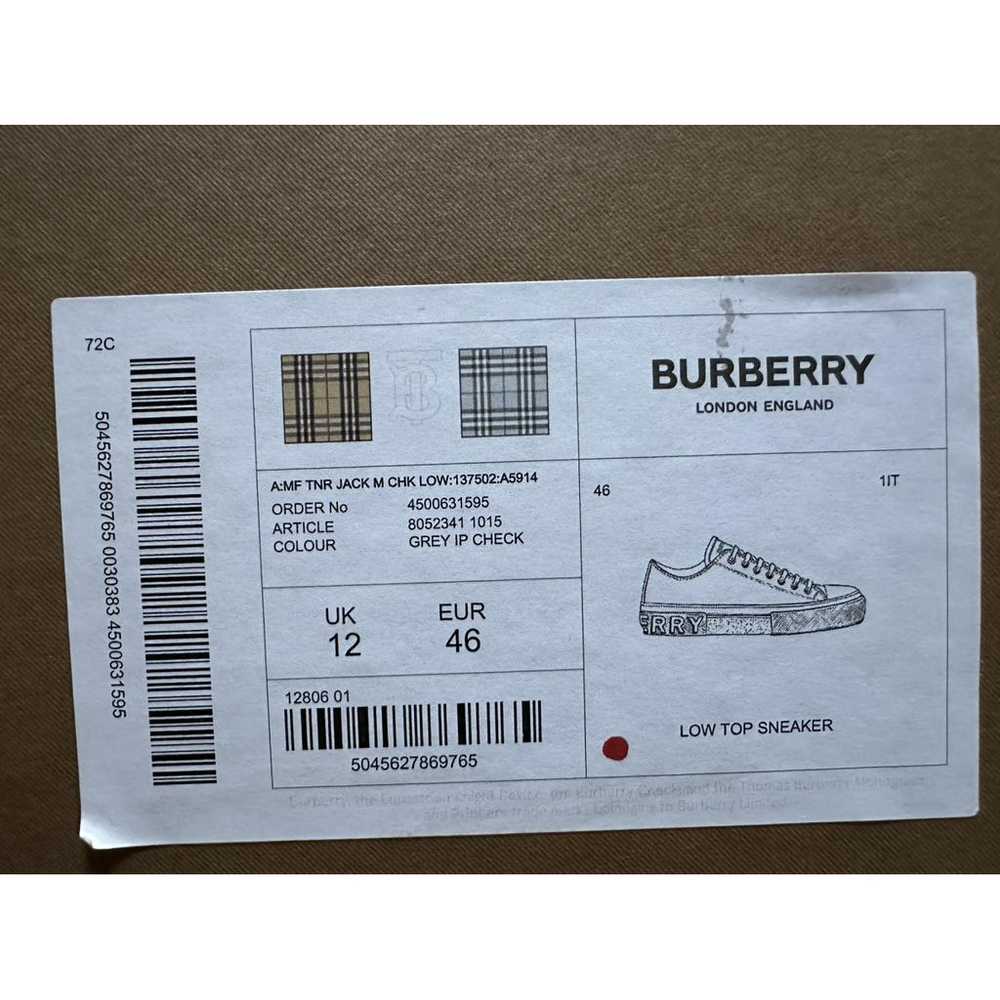 Burberry Cloth low trainers - image 7