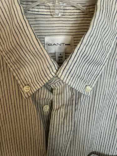 Gant Rugger Gant rugger pinstriped seersucker shir