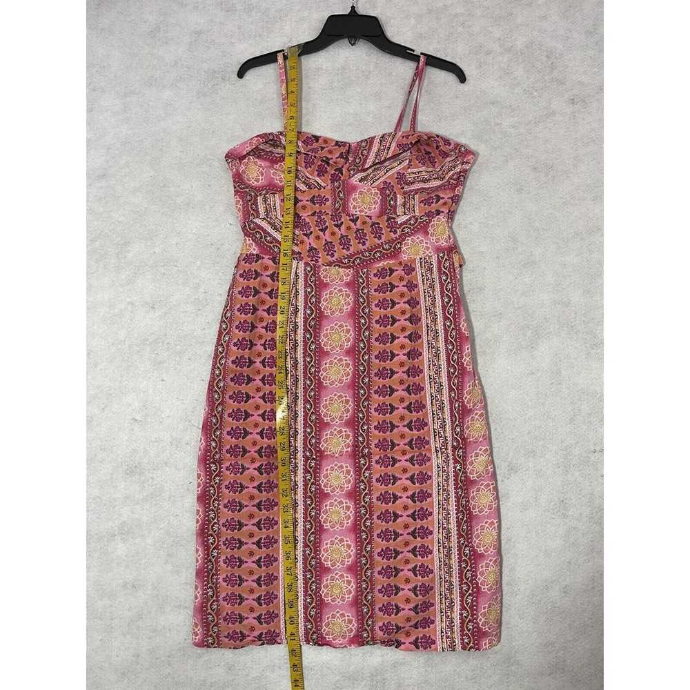 Passport Dress Womens Size Large Pink Indian Prin… - image 10