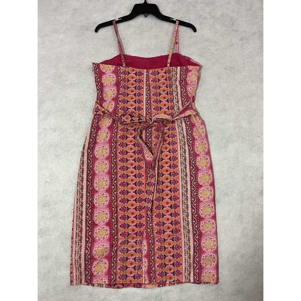 Passport Dress Womens Size Large Pink Indian Prin… - image 5