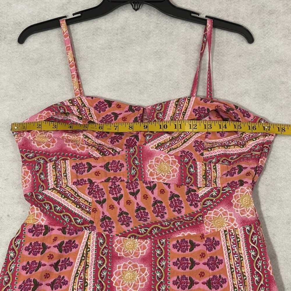 Passport Dress Womens Size Large Pink Indian Prin… - image 6