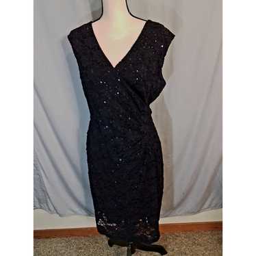 Dress Barn navy cocktail  dress