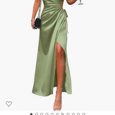 Sage green dress