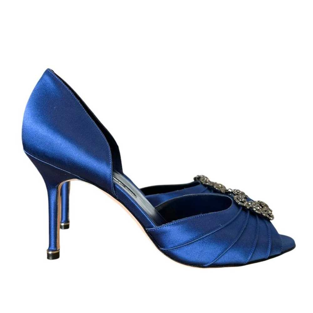 Manolo Blahnik Cloth heels - image 10