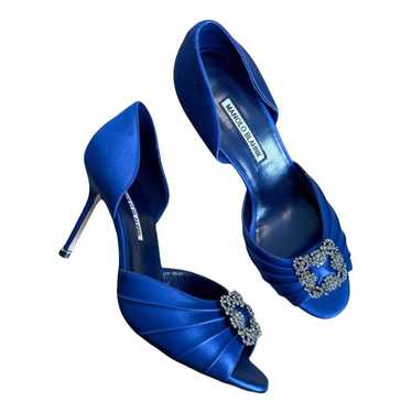 Manolo Blahnik Cloth heels - image 1