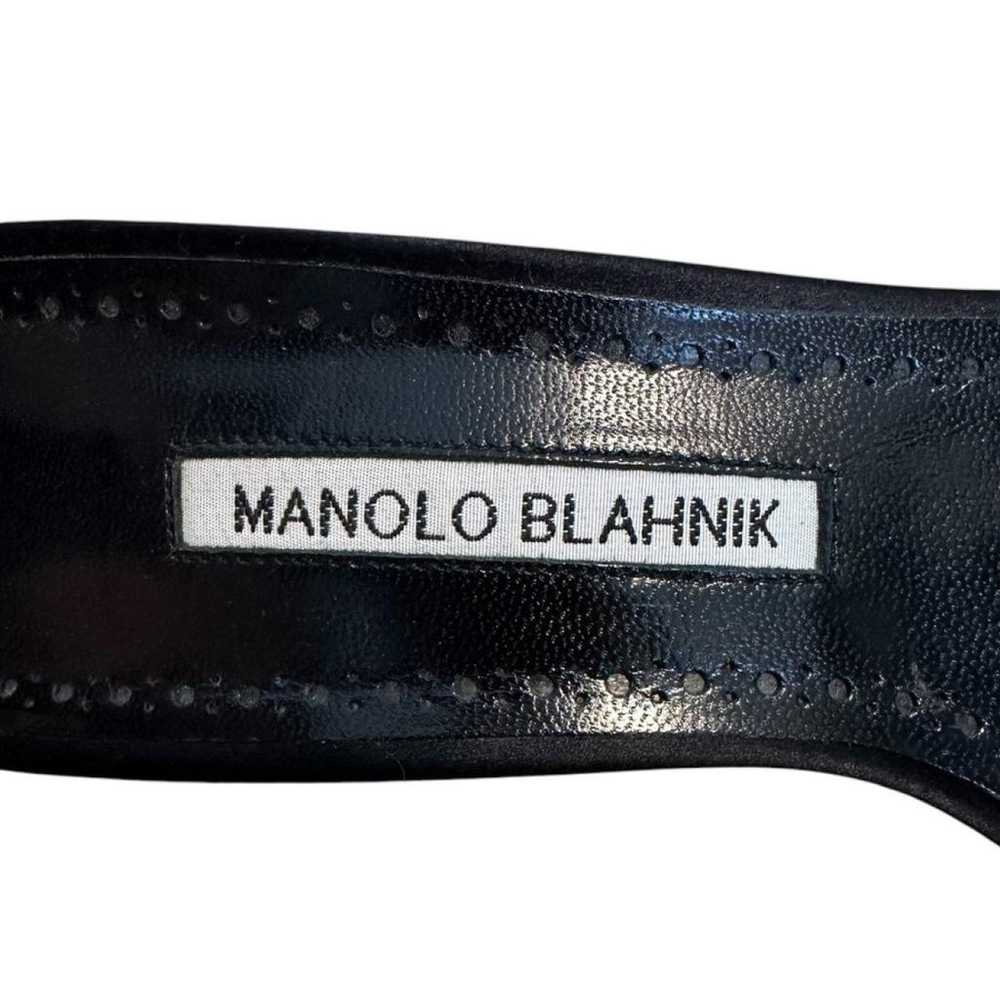 Manolo Blahnik Cloth heels - image 7