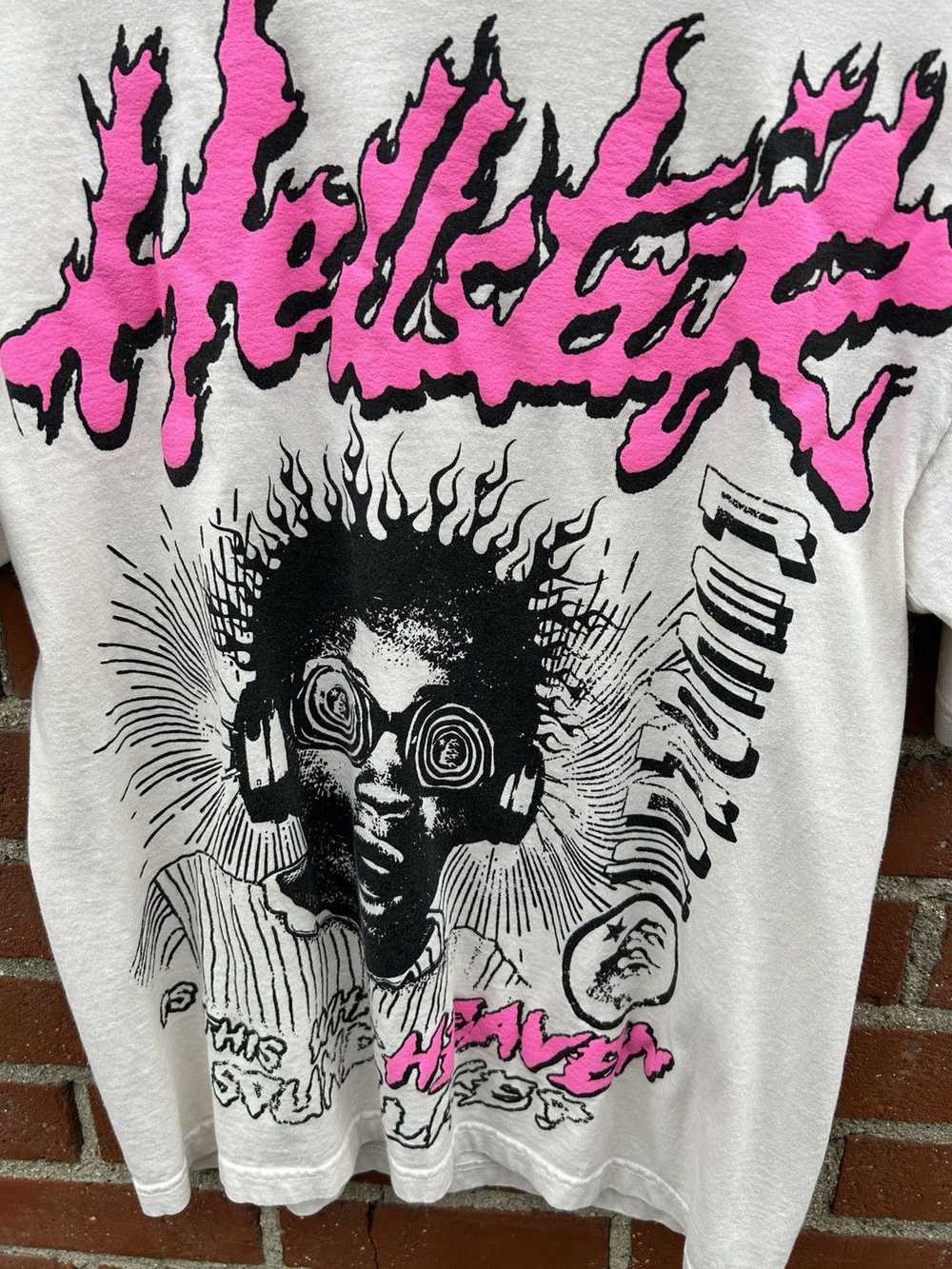 HELLSTAR Hellstar records pink flame tee - image 3