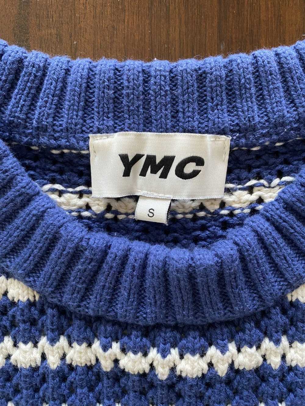 YMC × You Must Create Dawg Cotton Cashmere Stripe… - image 2