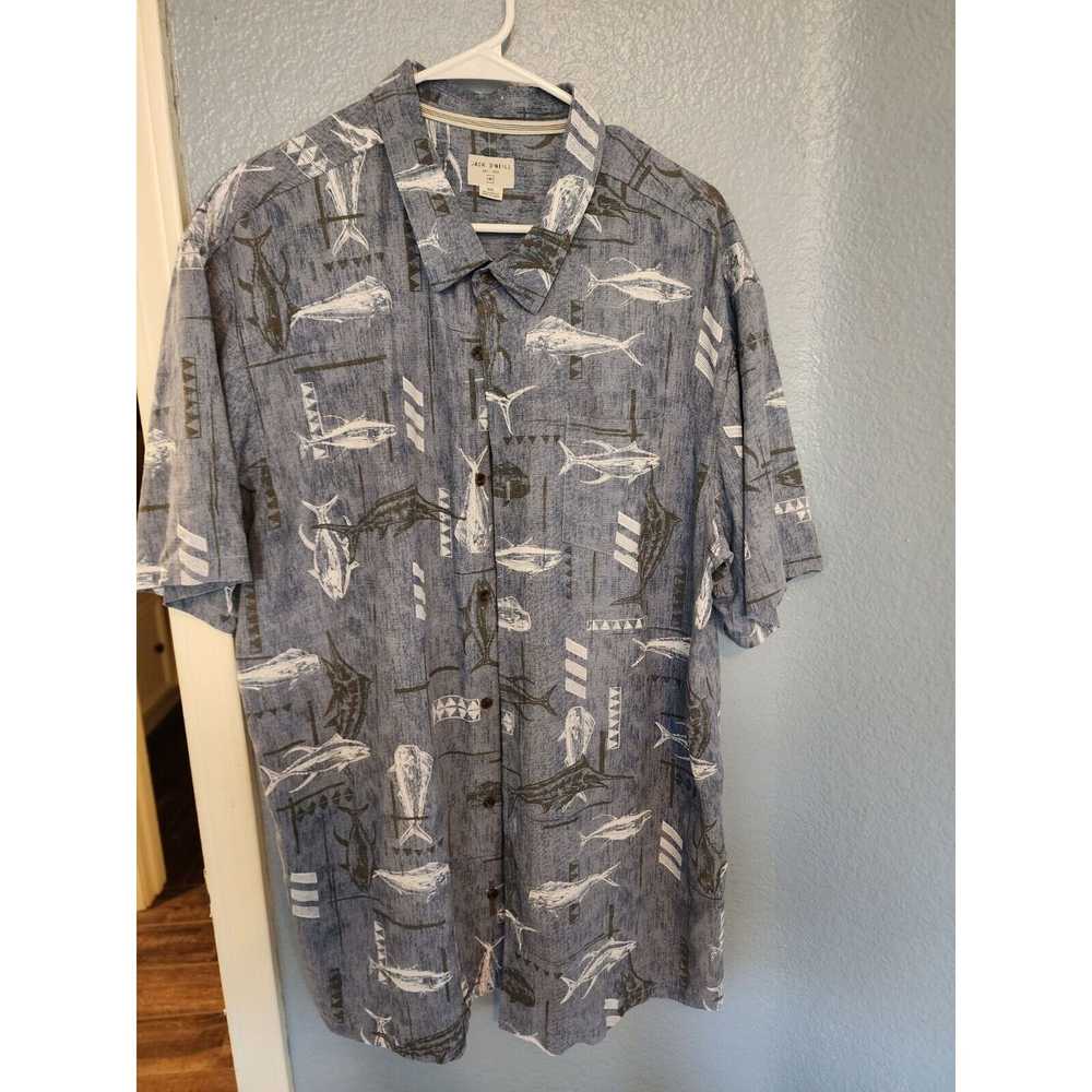 Oneill Vtg JACK ONEILL Hawaiian Shirt Short Sleev… - image 1