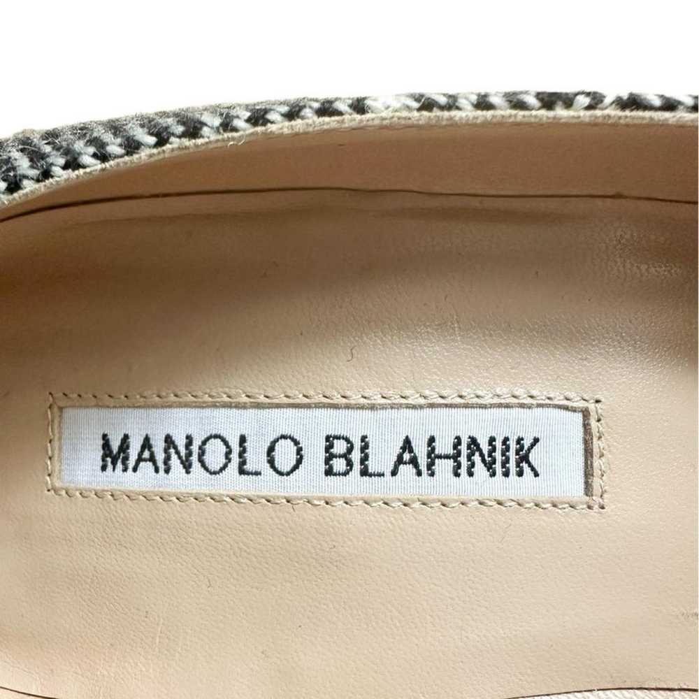 Manolo Blahnik Cloth heels - image 8