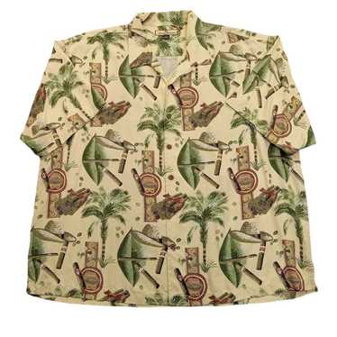 Tommy Bahama Tommy Bahama Silk Shirt 2XL Men Ciga… - image 1