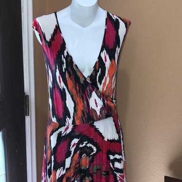 Calvin Klein colorful maxi dress