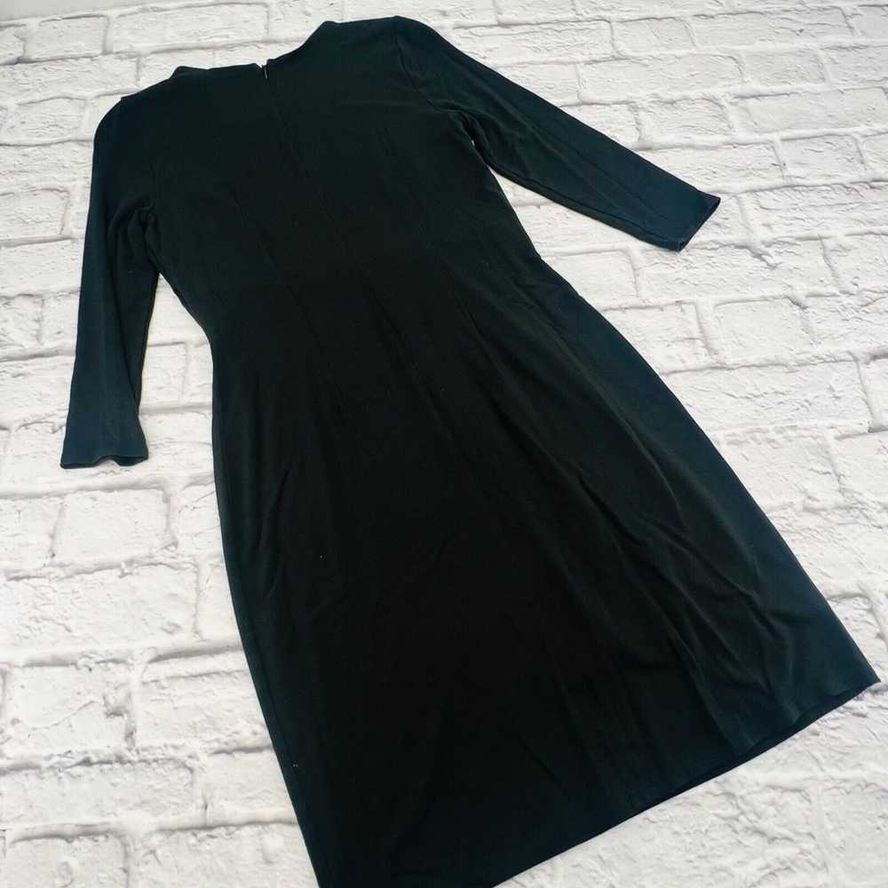 Ann Taylor Dress Women's 6 Petite Black Stretch E… - image 7