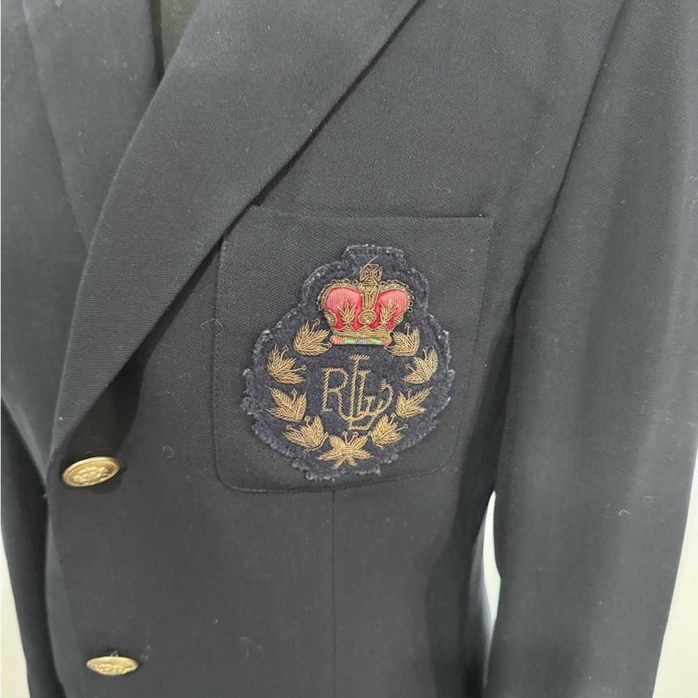 Ralph Lauren VTG Lauren Ralph Lauren navy blue cr… - image 2