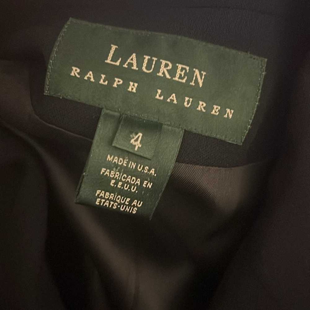 Ralph Lauren VTG Lauren Ralph Lauren navy blue cr… - image 4