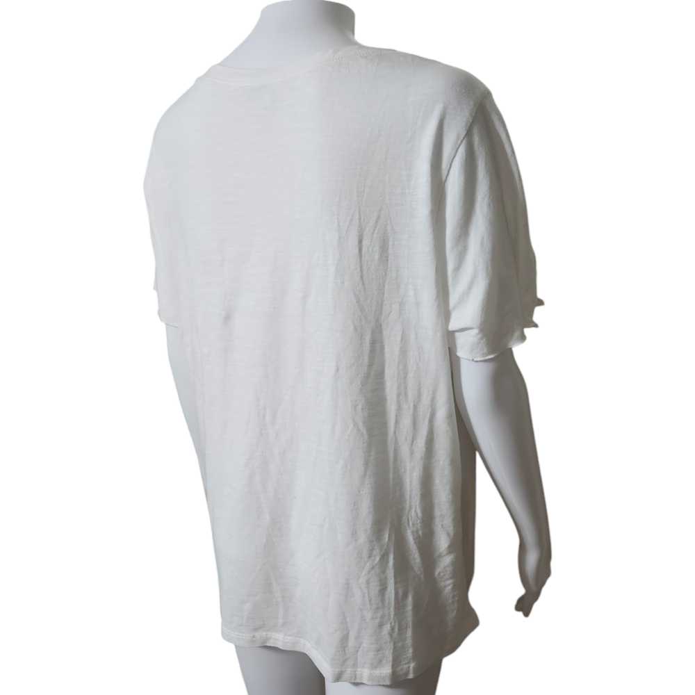 Sundance Pastoral Embroidered Slub T-Shirt Large … - image 7