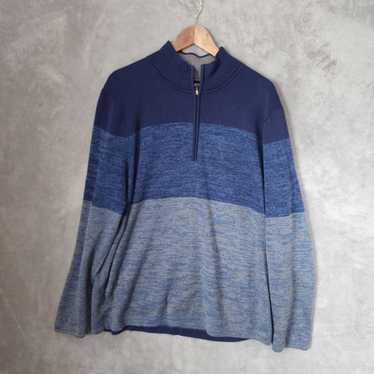 Rei REI Blue Gray Striped Sweater Men's XL