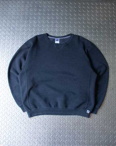 00s Grey Russell Crewneck Sweatshirt - XL