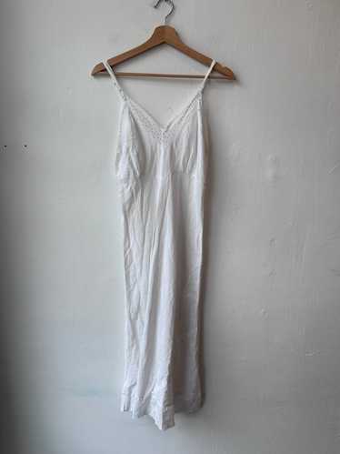 50's Cotton Lace Slip Dress