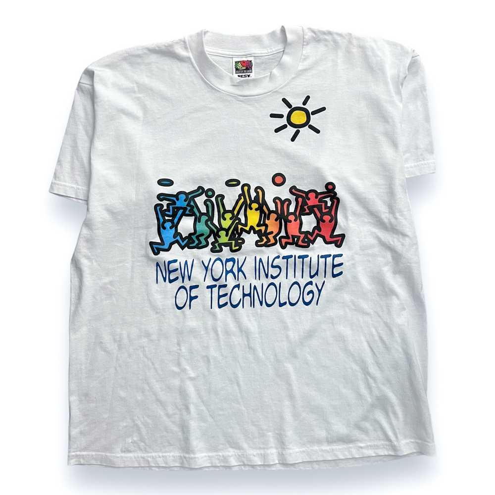 90's Keith Haring NYIT art t-shirt - image 1