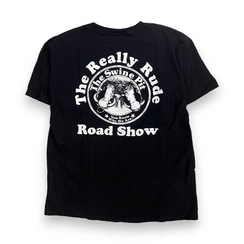 90's The Really Rude Swine Road Show biker t-shirt - image 2